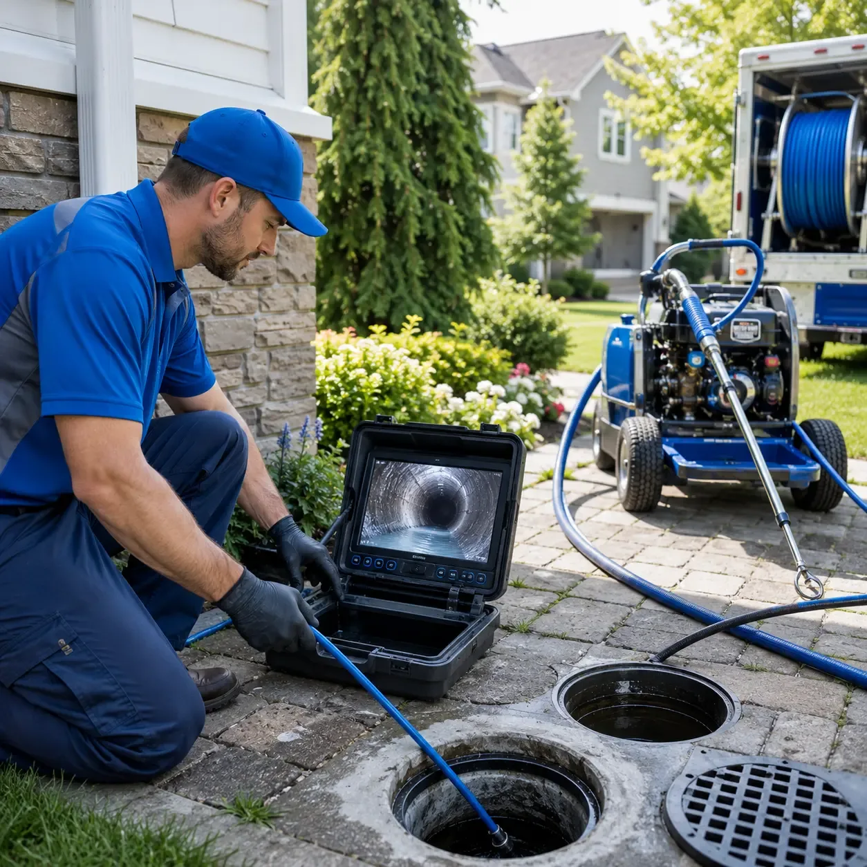 Outdoor drain cleaning professionals serving Kawkawlin, MI